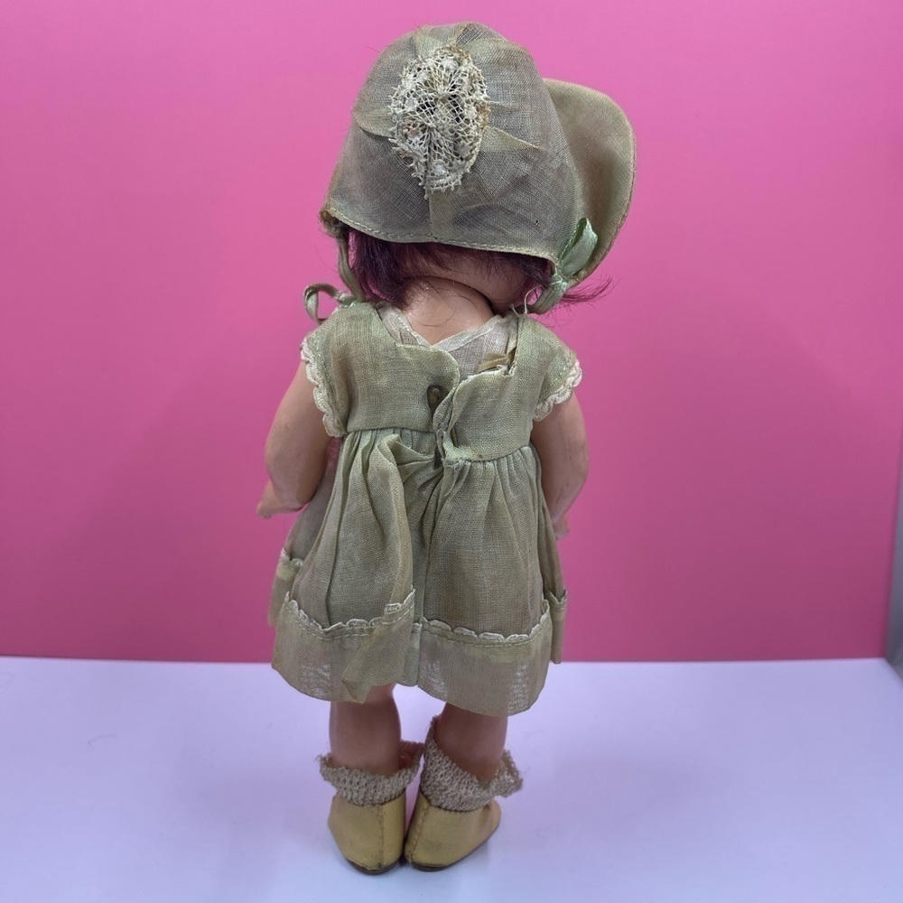 VINTAGE~1936 COMPOSITION MADAME ALEXANDER~’YVONNE’ DIONNE QUINTUPLET DOLL~BR - Picture 5 of 8